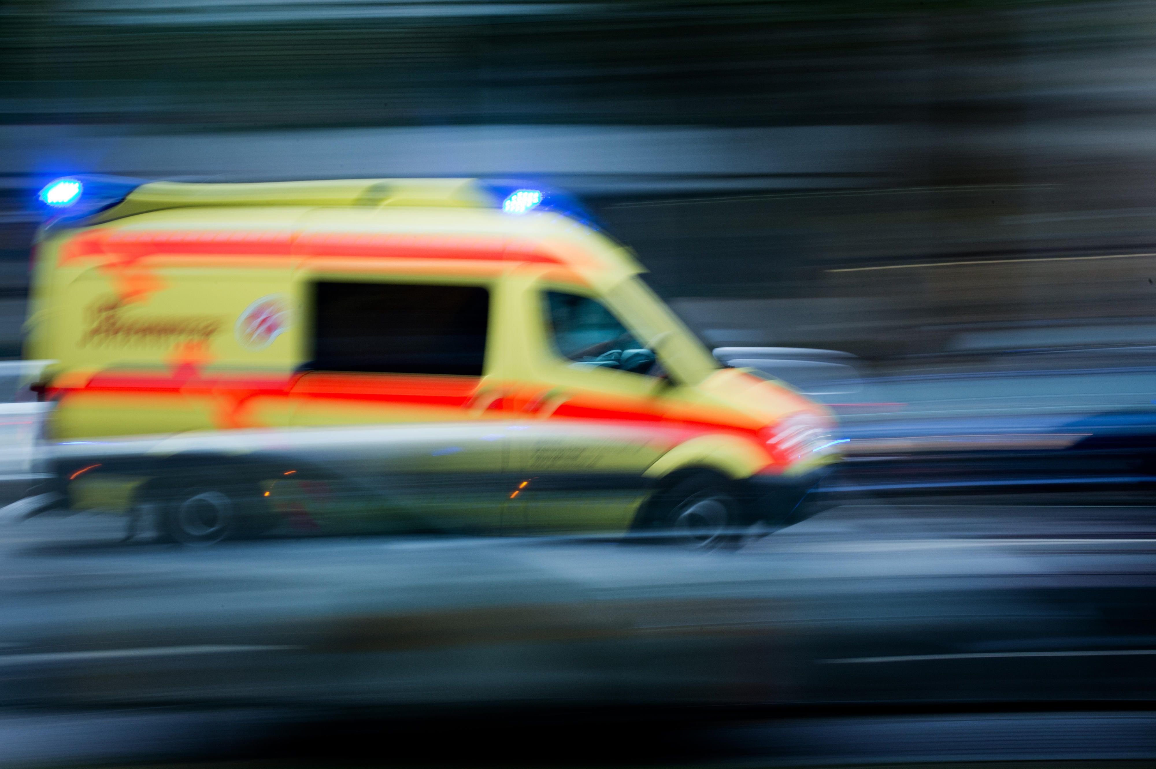 Ein Krankenwagen im Einsatz