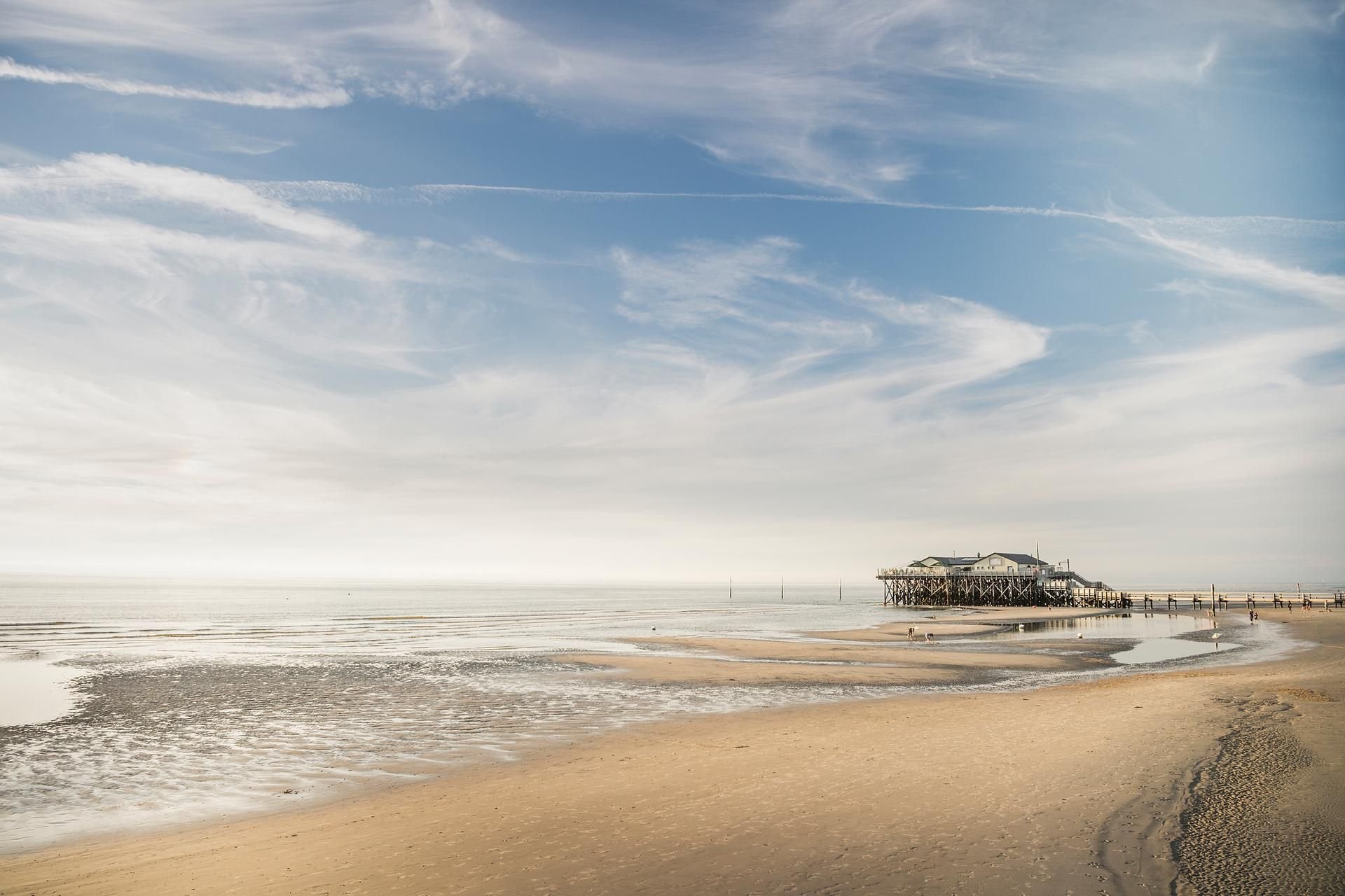 Stelzenhaus am Strand von St. Peter-Ording