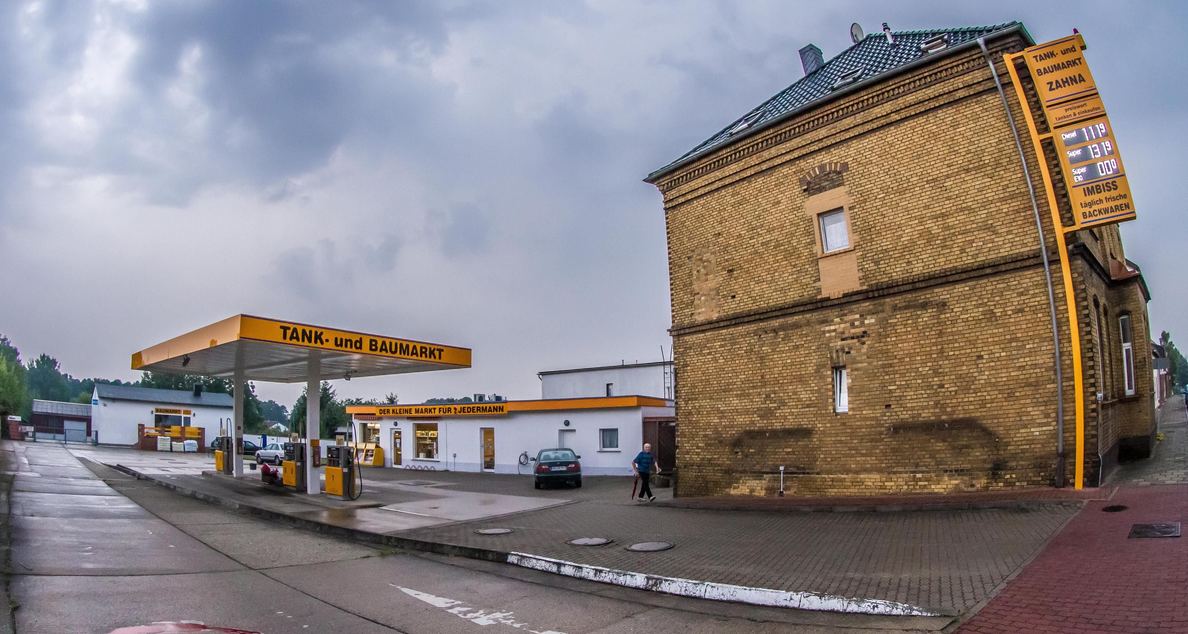 Die Tankstelle in Zahna wurde überfallen.