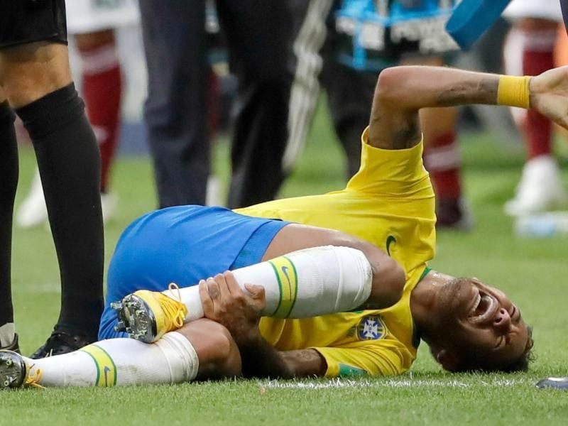 Musste sich wegen seiner Schauspielerein einige Kritik gefallen lassen: Neymar. Foto: Andre Penner/AP