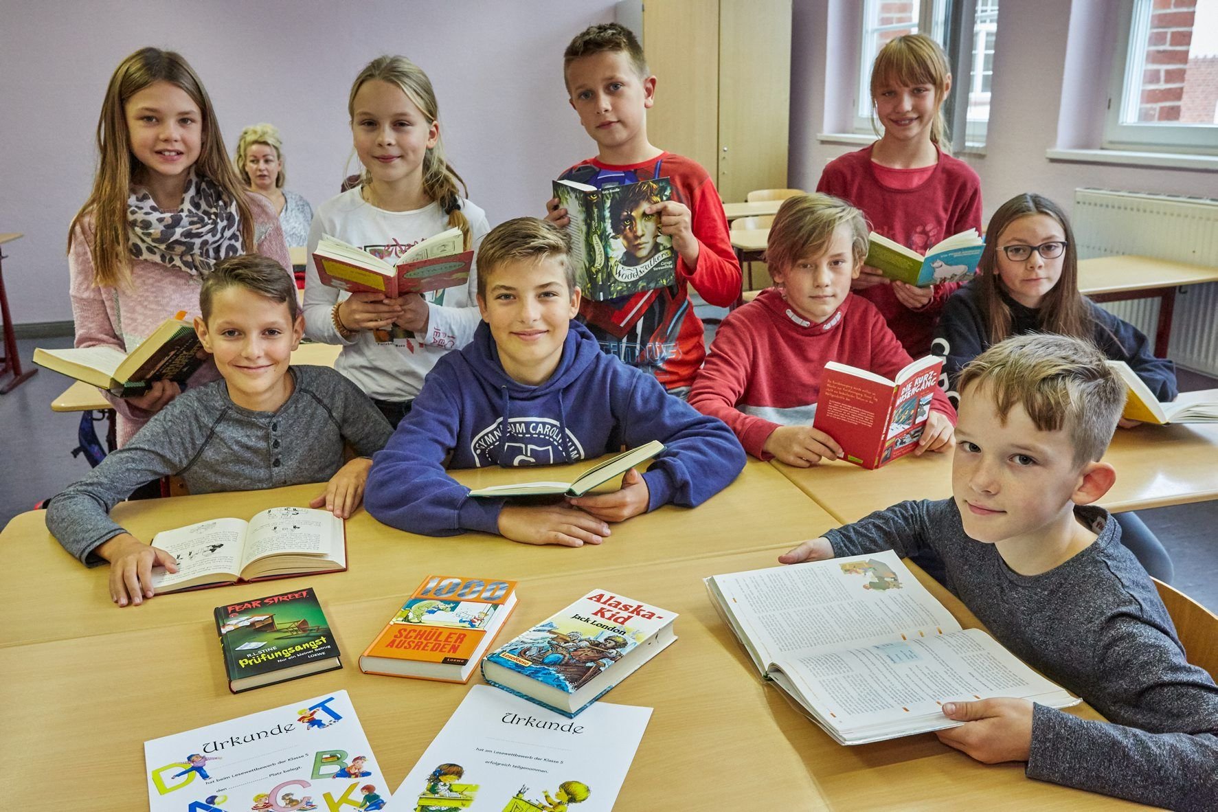 Weil sie sich zuvor schon in ihren Klassen durchgesetzt haben, können alle Teilnehmer am Vorlesewettbewerb zufrieden mit ihrer Leistung sein.