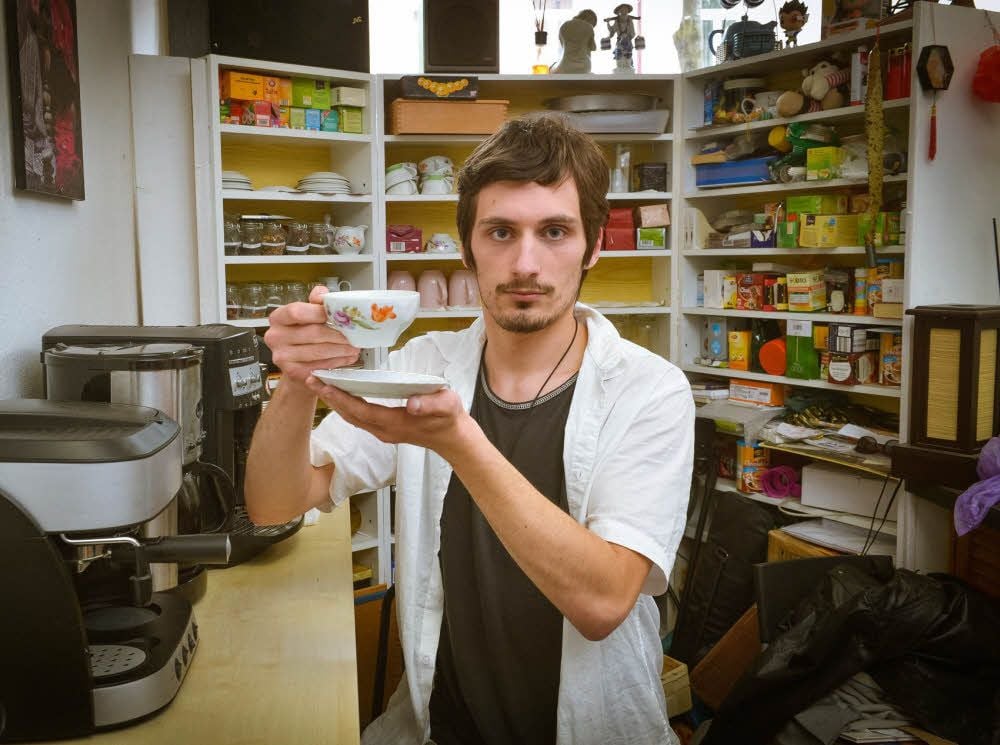 Ein Jahr lang hat Robert Bachmann in seiner „Oase Köthen“ Getränke zu kleinen Preisen verkauft.