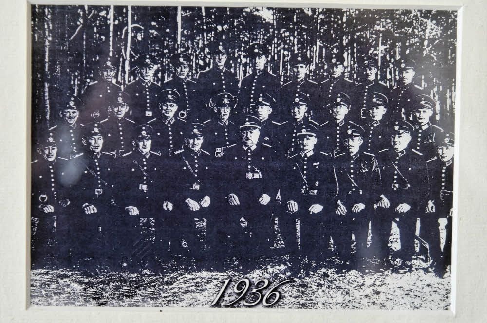 Die Gründungsmitglieder der Feuerwehr Sollnitz.