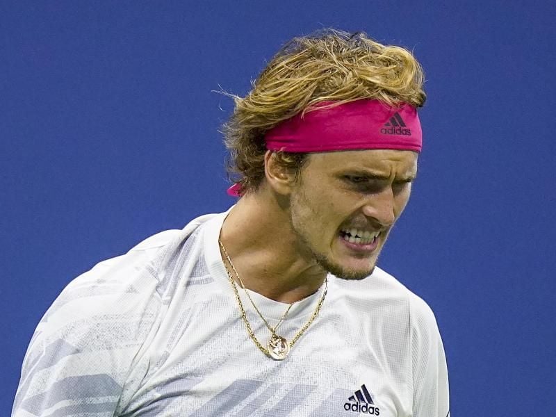 Alexander Zverev verliert im Endspiel der US Open gegen den Österreicher Dominic Thiem. Foto: Frank Franklin II/AP/dpa
