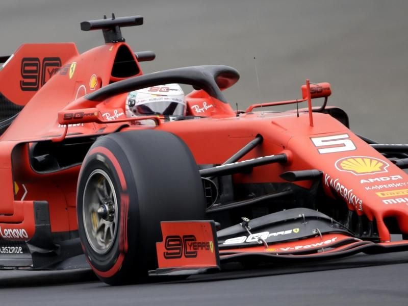 Sebastian Vettel startet vom sechsten Platz aus. Foto: Luca Bruno/AP