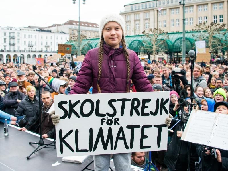 Greta Thunberg, Klimaaktivistin. Foto: Daniel Bockwoldt/dpa/Archivbild