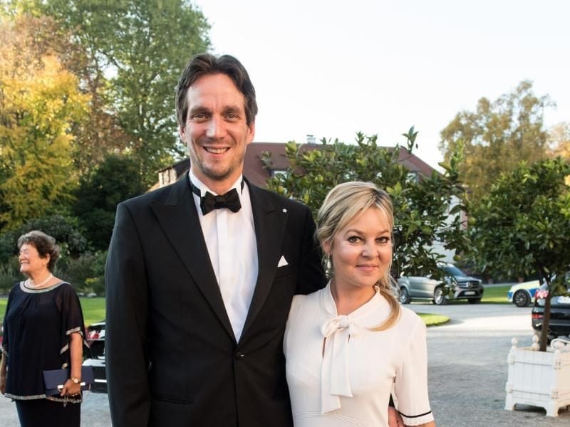 Björn Graf Bernadotte und seine Frau Sandra Gräfin Bernadotte 2017 auf der Insel Mainau. Foto: Patrick Seeger