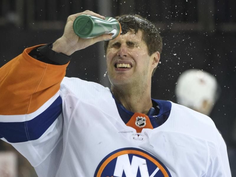 Bei den New York Islanders stehen Torhüter Thomas Greiss vor dem Aus. Foto: Kostas Lymperopoulos/CSM via ZUMA Wire/dpa
