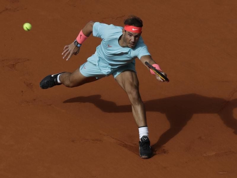 Ohne Probleme ins Viertelfinale der French Open: Rafael Nadal. Foto: Alessandra Tarantino/AP/dpa