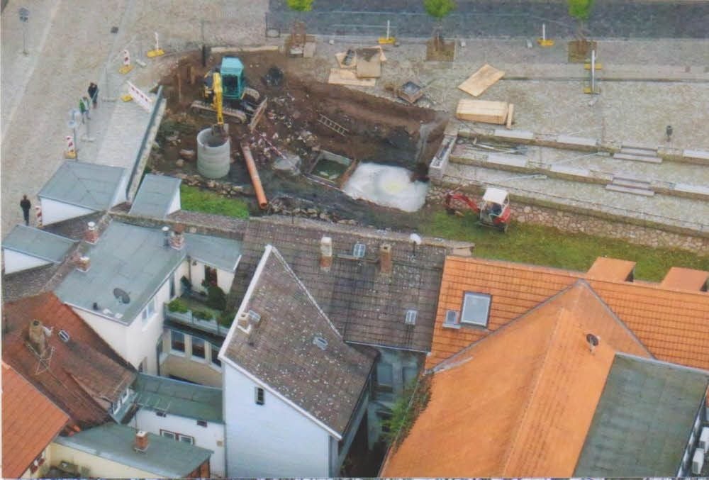 Das war das Rätselfoto aus der vergangenen Woche: Eine Aufnahme der Umgestaltung der Roseninsel in Sangerhausen.