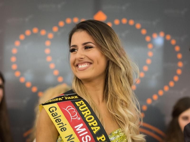 Aleksandra Modic wird zur Miss Hessen 2017 gekürt. Foto: Frank Rumpenhorst/Archiv
