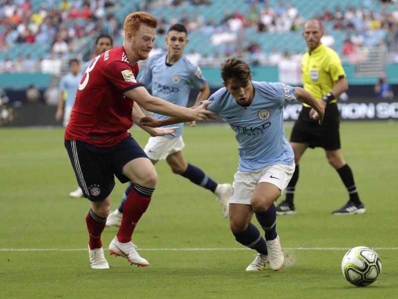 Brahim Díaz (r) wechselt von Manchester City zu Real Madrid. Foto: Lynne Sladky/AP