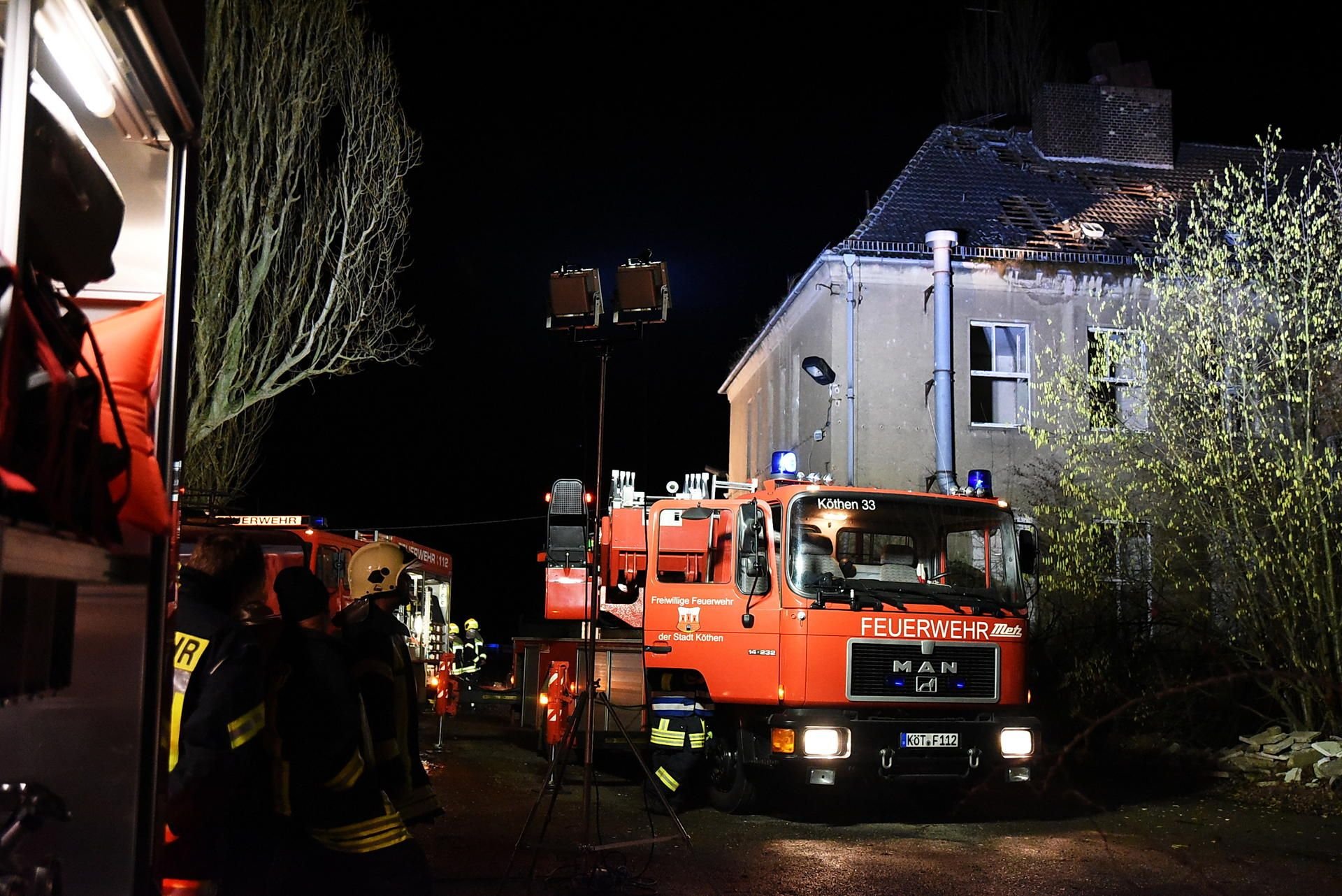 Am Sonntagabend waren die Feuerwehren in Edderitz gefordert.
