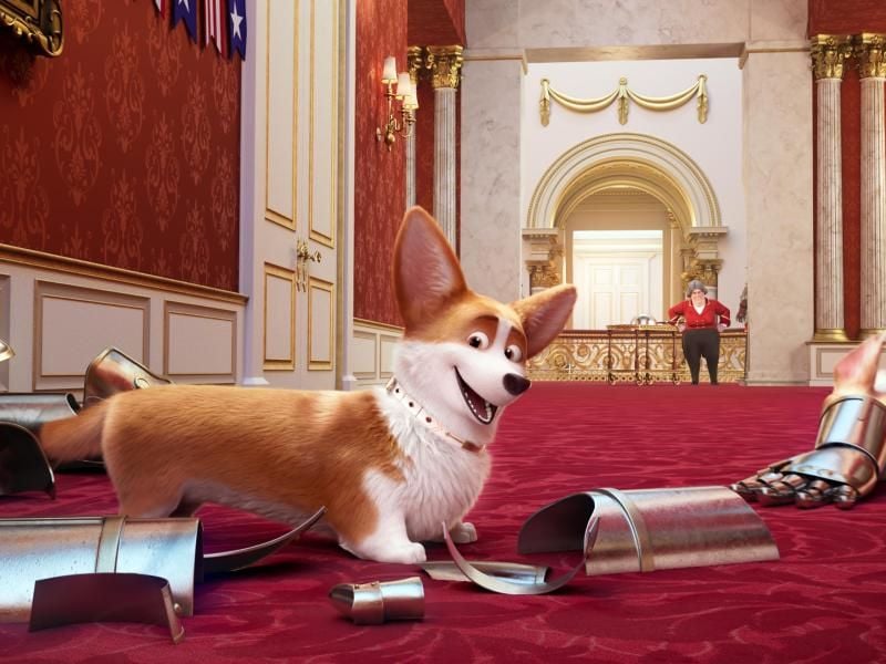 In dem Film „Royal Corgi - Der Liebling der Queen” dürfen die cleveren Treib-, Wach- und Hütehunde mit kleinen Beinen im Buckingham Palace frei herumlaufen. Foto: -/Wild Bunch Germany