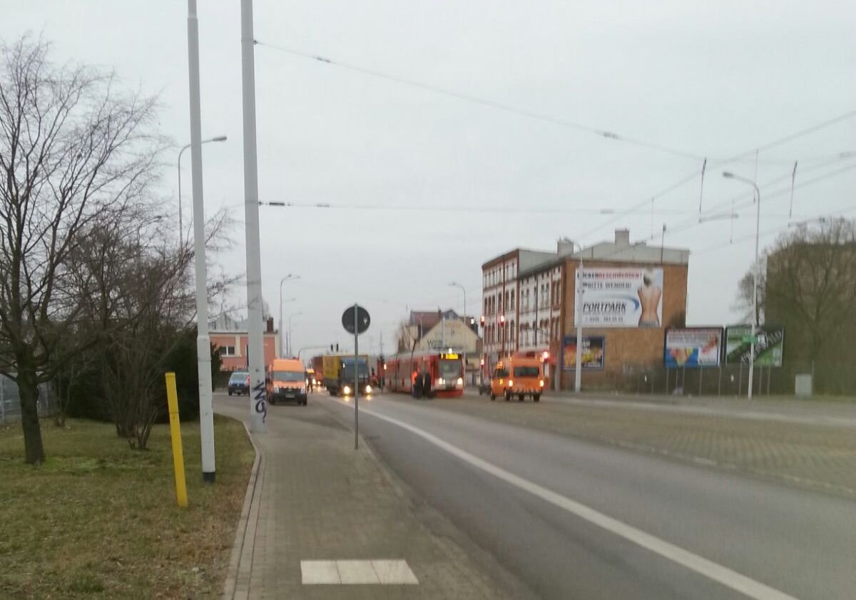 Unfall in Delitzscher Straße