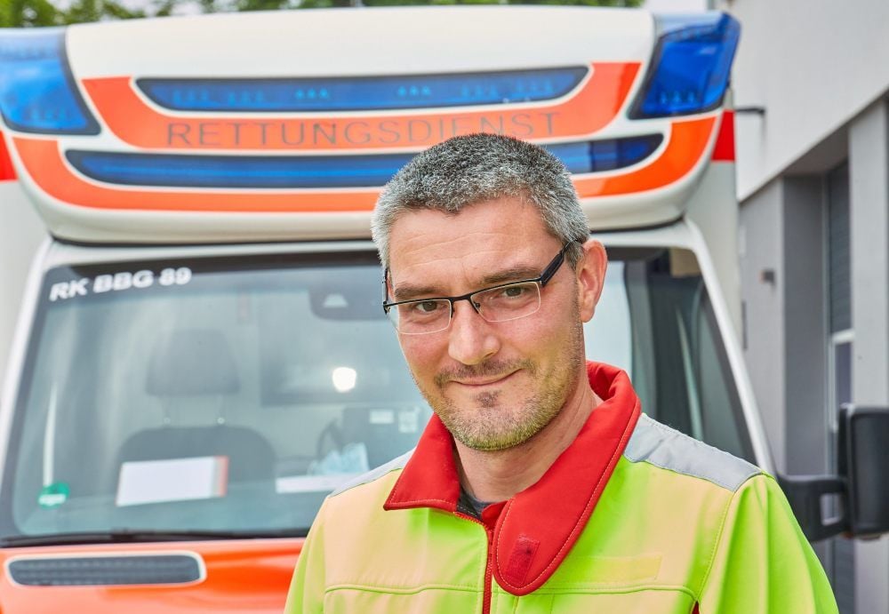 Matthias Risch leitet seit diesem Jahr den DRK-Rettungsdienst in Bernburg.