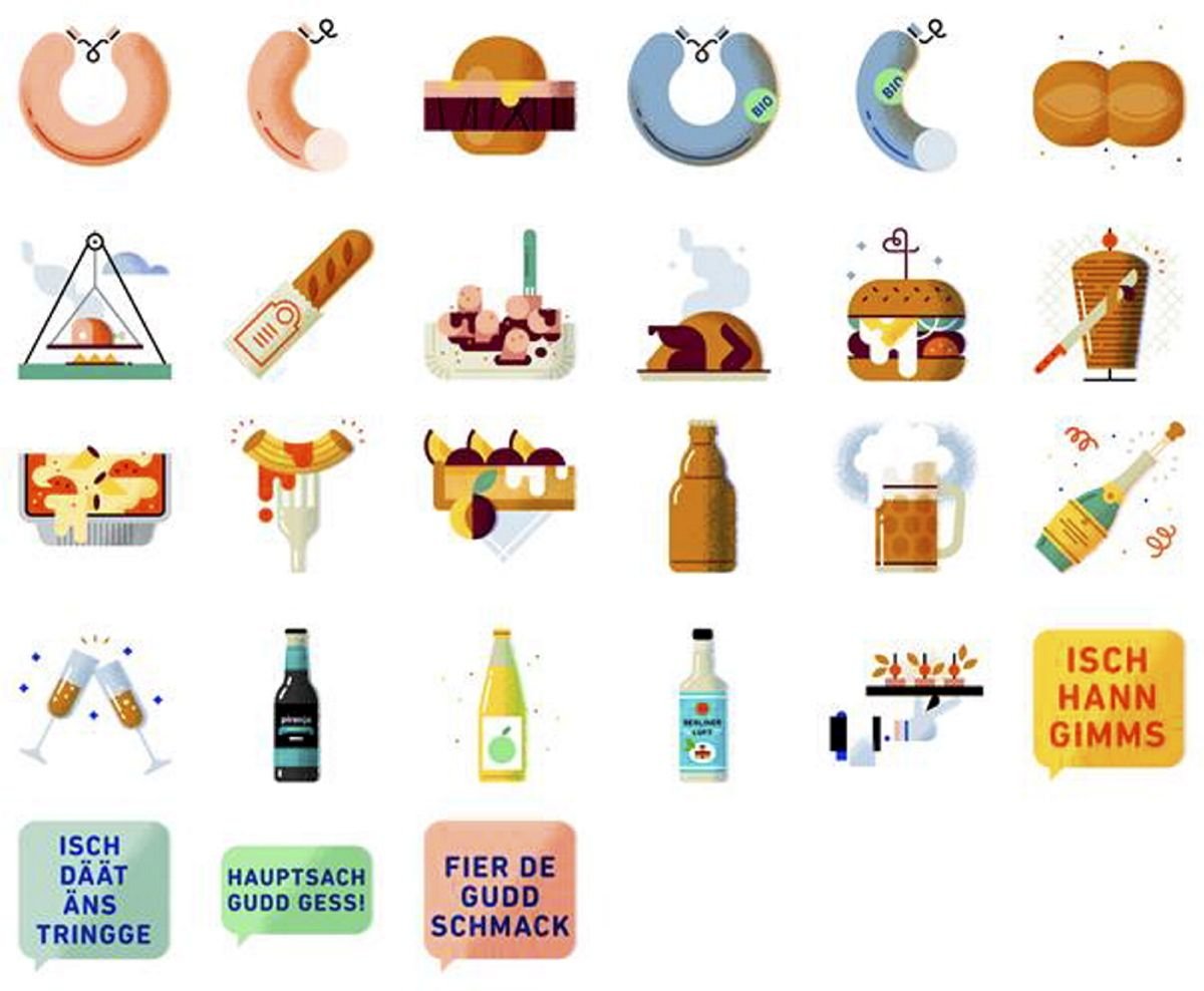 Wurst und Apfelwein für alle: Saarländer haben jetzt ihre eigenen Emojis.