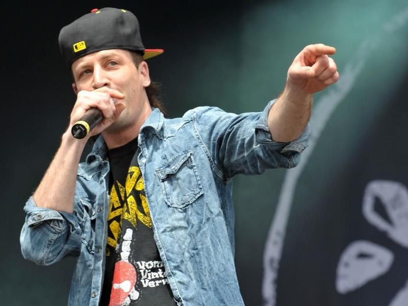 Der deutsche Sänger Dendemann ist ganz oben. Foto: Carmen Jaspersen