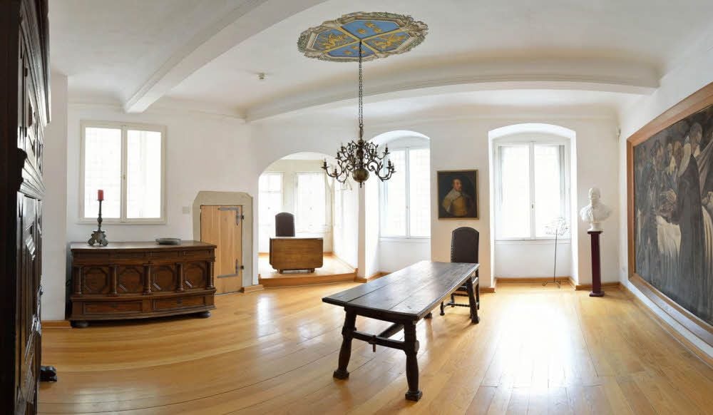 Blick ins Obduktionszimmer im Geleitshaus