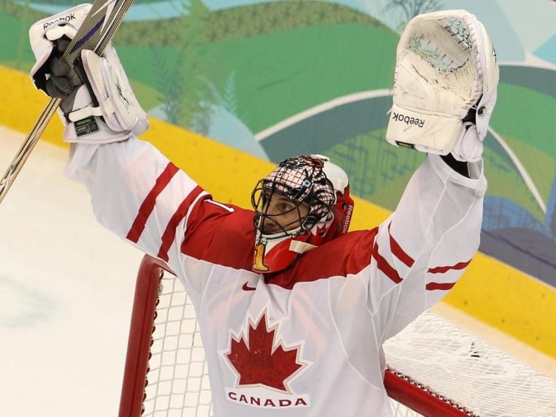 Goalie Roberto Luongo gewann mit Kanada 2010 in Vancouver die Goldmedaille. Foto: Daniel Karmann