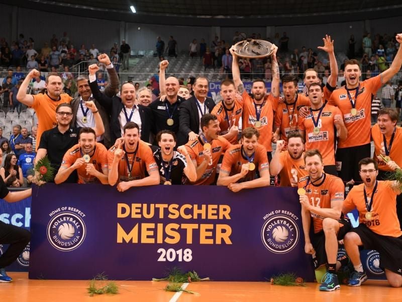 Der deutsche Volley-Meister aus Berlin hat einen neuen Trainer. Foto: Felix Kästle