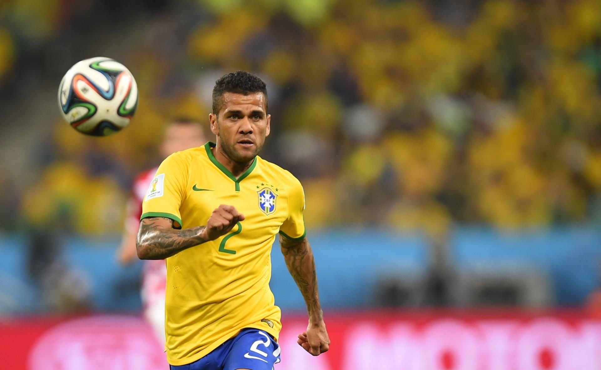Brasiliens Außenverteidiger Dani Alves