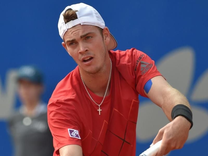 Im Achtelfinale beim Tennis-Turnier in Lyon gescheitert: Maximilian Marterer aus Deutschland. Foto: Angelika Warmuth