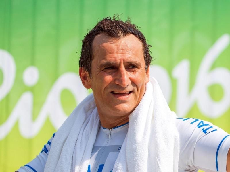 Alessandro Zanardi war schwer mit seinem Handbike verunglückt. Foto: Jens Büttner/dpa-Zentralbild/dpa