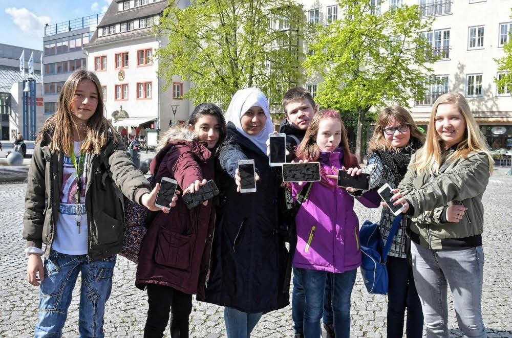 In den vergangenen sechs Wochen haben die Schüler zusammen an der App gearbeitet.
