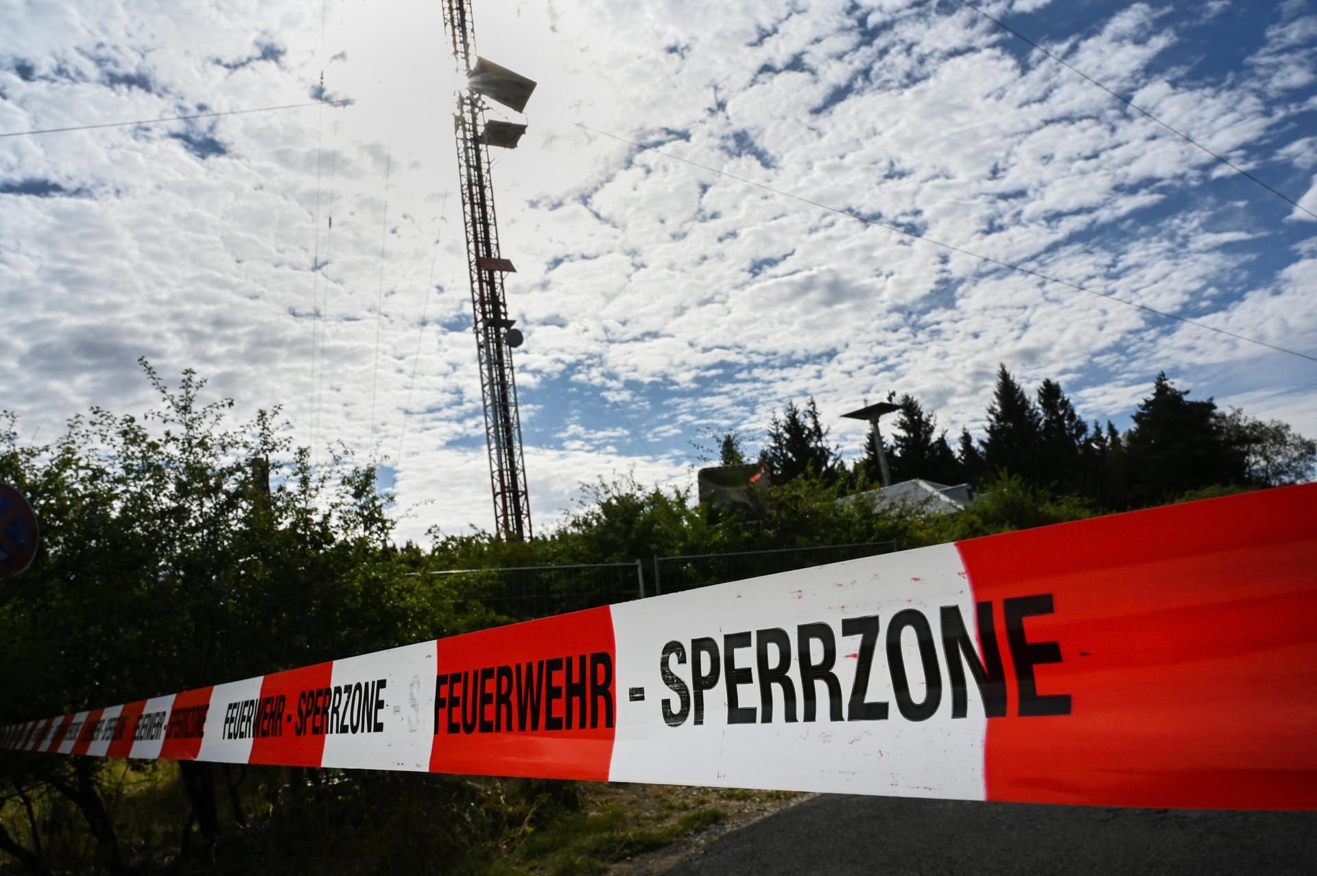 Die Gondel stürzte aus rund 50 Metern in die Tiefe