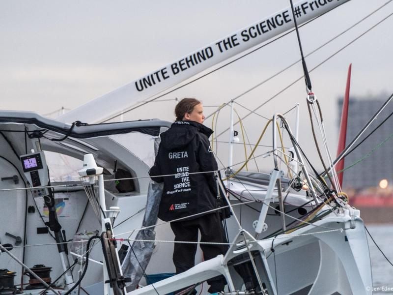 Für Greta Thunberg gehen entbehrungsreiche Tage zu Ende. Foto: Jen Edney/Team Malizia