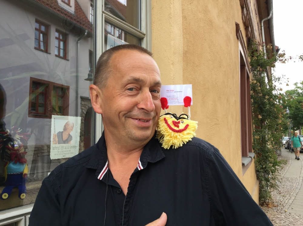Peter Schulze nimmt sich selbst nicht zu ernst.