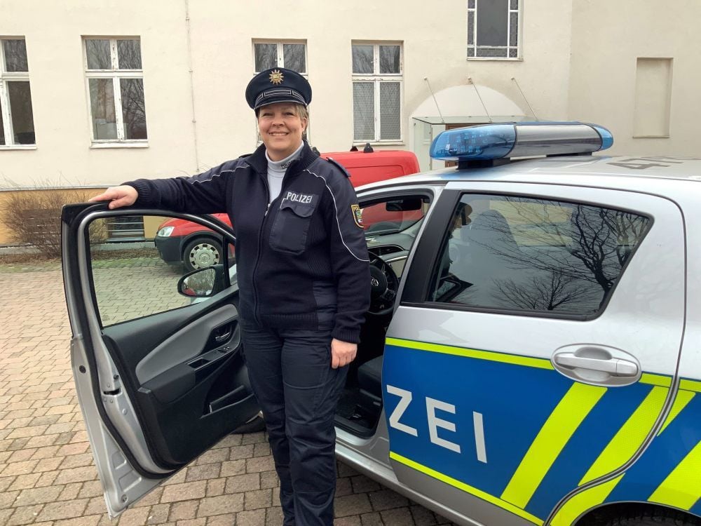 Polizeihauptmeisterin Simone Deseife ist die neue zweite Regionalbereichsbeamtin für die Stadt Annaburg.