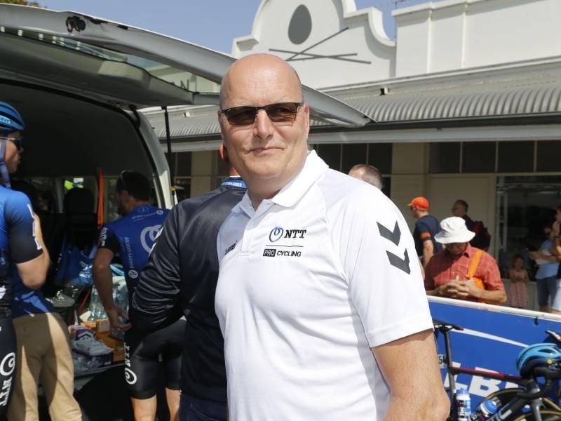 Wieder da: Bjarne Riis, Teammanager beim südafrikanischen World-Tour-Team NTT Pro Cycling. Foto: Yuzuru Sunada/BELGA/dpa