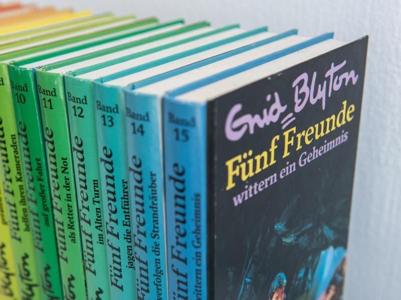 Klassiker der Jugendliteratur: Die Abenteuerserie „Fünf Freunde” von Enid Blyton. Foto: Caroline Seidel