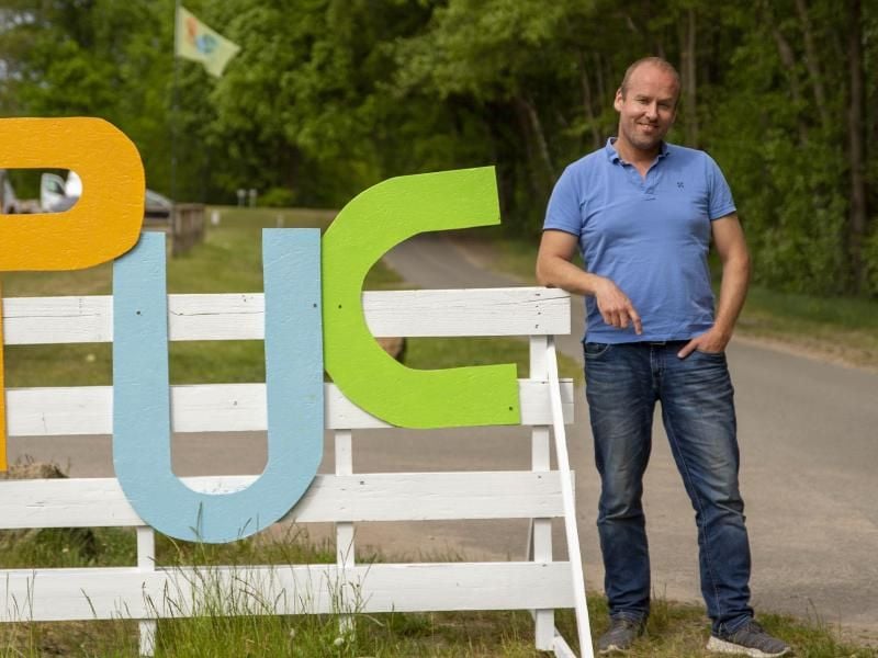 Jobst von Paepcke, der Geschäftsführer des Hamburger Unternehmens „Pop-Up Camps”.