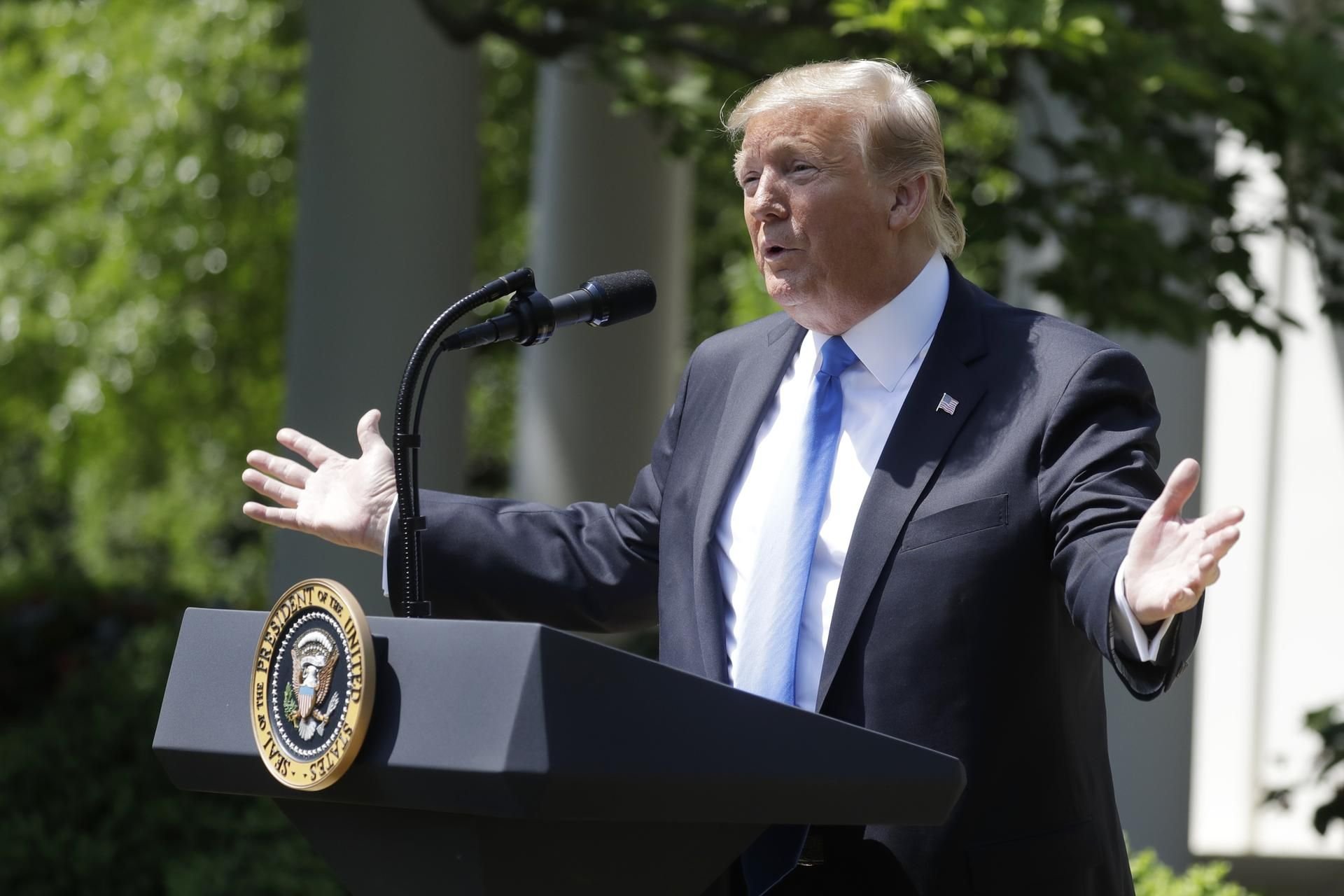 Donald Trump sorgt mit seinem Handelsstreit mit China weltweit für Besorgnis.