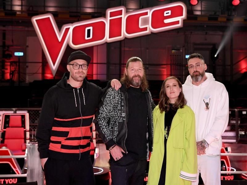 Die Jury: Mark Forster (l-r), Rea Garvey, Alice Merton und Sido. Foto: Britta Pedersen