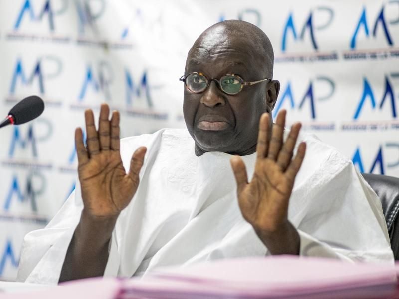 Papa Massata Diack, der Sohn von Lamine Diack. Foto: Sylvain Cherkaoui/AP/dpa