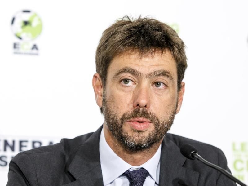 Der ECA-Vorsitzende Andrea Agnelli möchte ein Champions-League-Format mit vier Achtergruppen. Foto: Salvatore Di Nolfi/KEYSTONE