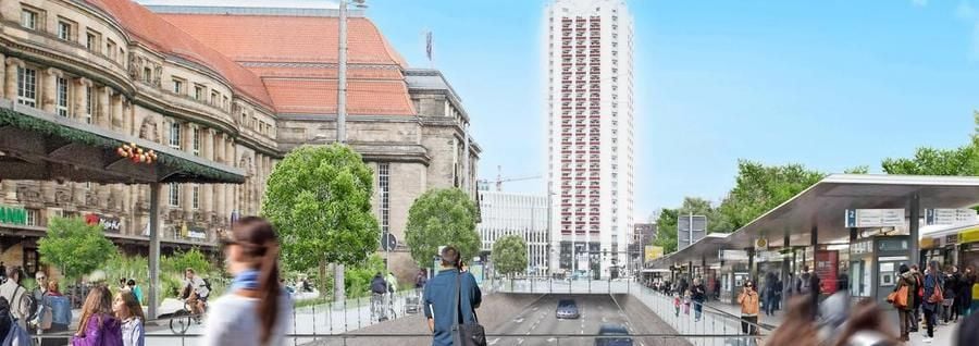 Mit einer Überführung könnte der Weg vom Hauptbahnhof zur Straßenbahn wesentlich einfacher und sicherer werden.