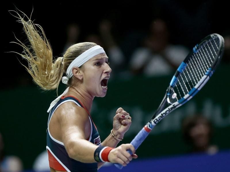 Dominika Cibulkova hat sich für das Finale qualifiziert. Foto: Wallace Woon