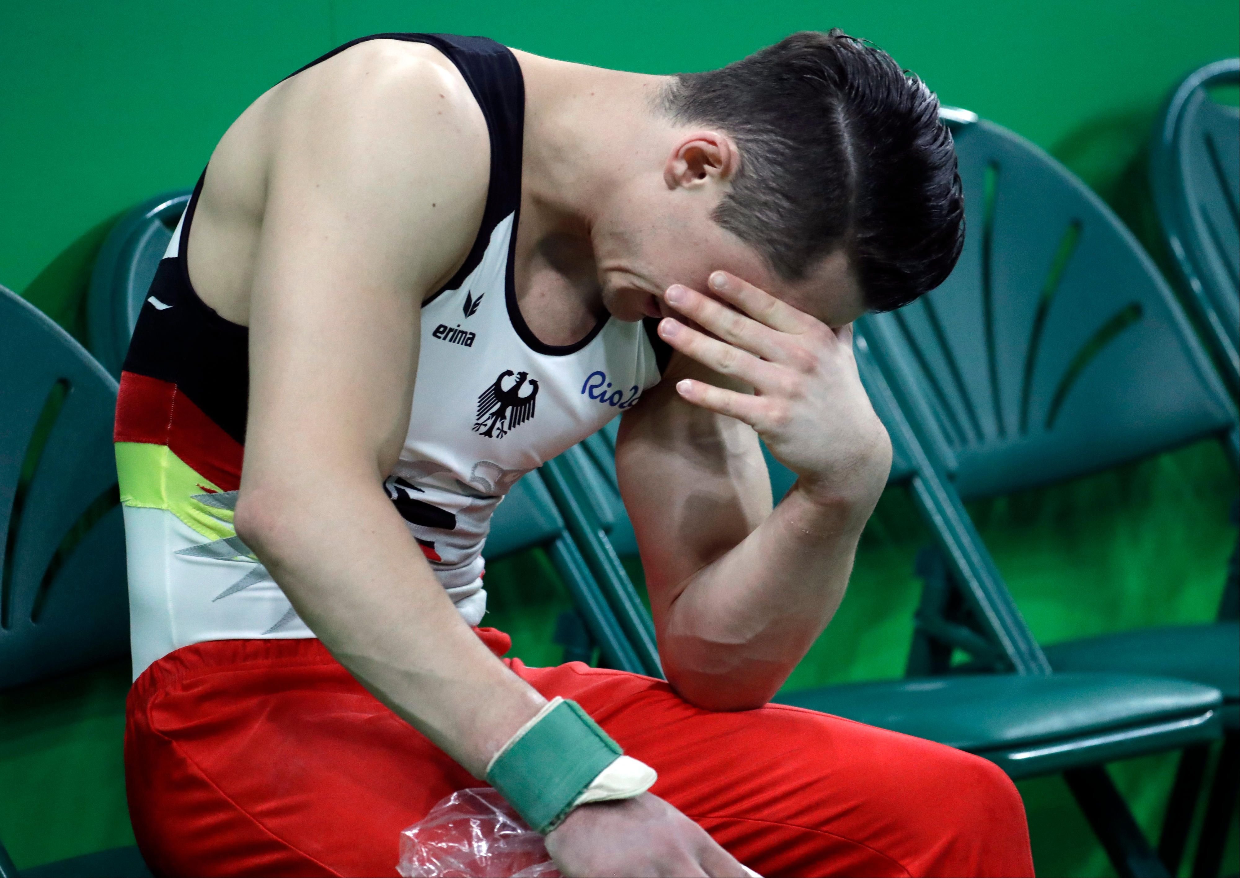 Andreas Toba nach seiner Verletzung.