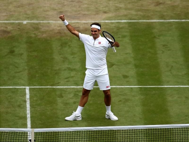 Roger Federer tritt im Wimbledon-Halbfinale zum 40. mal gegen Rafael Nadal an. Foto: Bradley Collyer/PA Wire