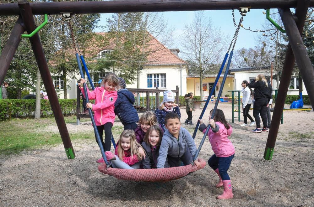 72 Kinder werden derzeit im „Pittiplatsch“ betreut und haben gemeinsam viel Spaß dabei.
