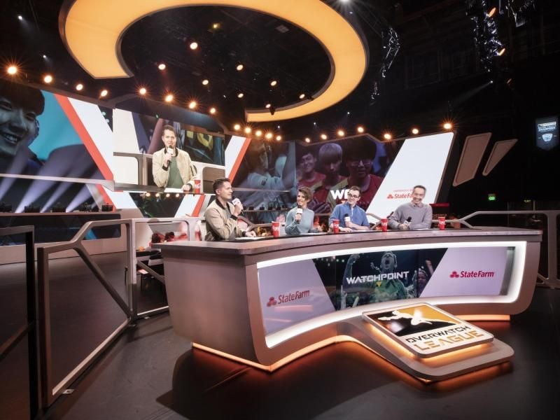 Der Austragungsort der Overwatch League in Los Angeles. Foto: Robert Paul/Blizzard Entertainment