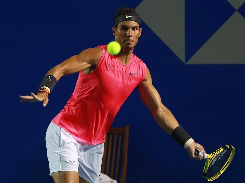 Rafael Nadal gibt nach über einem halben Jahr Corona-Pause in Rom sein Comeback. Foto: Francisco Estrada/NOTIMEX/dpa