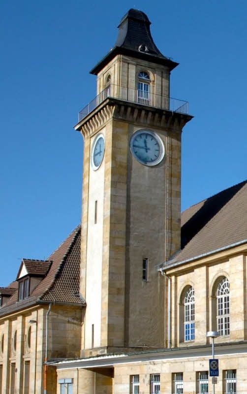 Auch den Zeitzer Bahnhof kann man zu den Industriekulturtagen zwischen Vergangenheit und Zukunft erleben.