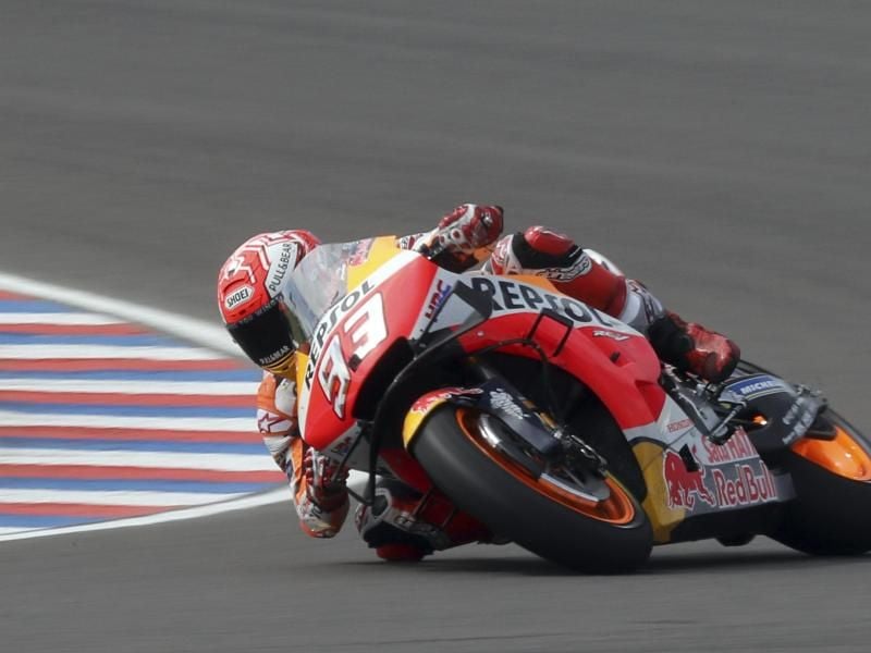 Der Spanier Marc Marquez gewinnt den Grand Prix in Frankreich. Foto: Nicolas Aguilera/AP