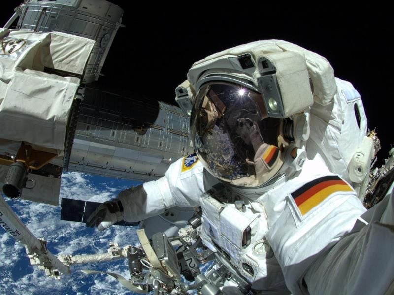 Alexander Gerst wird 188 Tage im All bleiben. Foto: Alexander Gerst/ESA/NASA